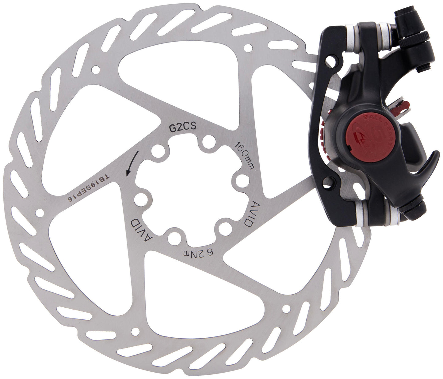 Avido disco br. BB7 MTB 160 mm