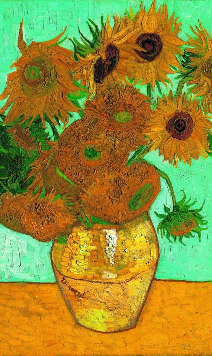 Eurographics - vaso con dodici girasoli - Vincent van Gogh - 1000 pezzi 48×68 cm (L×A) - puzzle d'arte