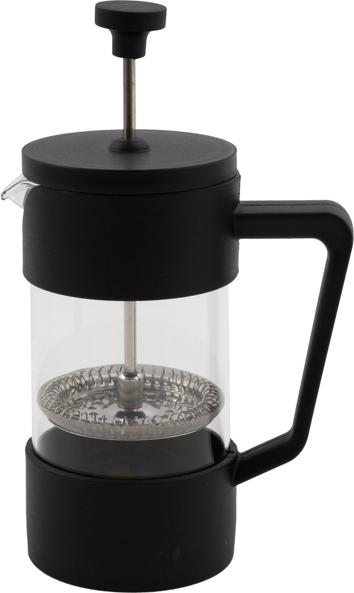 Cafetera de prensa francesa Point-virgule de cristal negro 350ml
