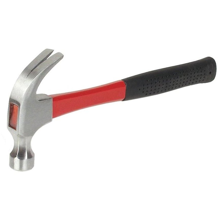 Martello da carpentiere Brüder Mannesmann con manico in fibra (hobby) - 718-16