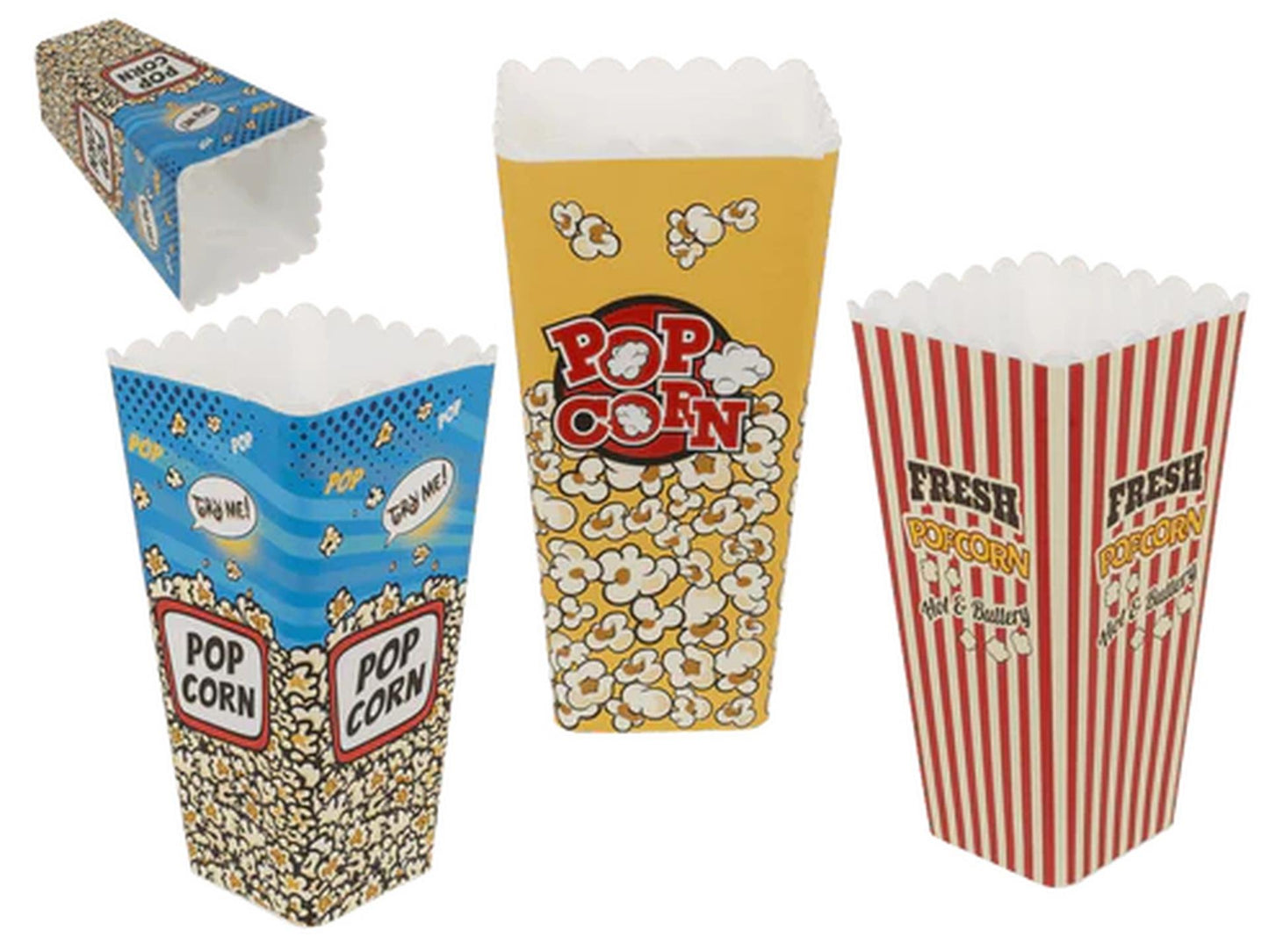 Out of the blue bicchiere per popcorn in plastica 10x10xh24.2cm
