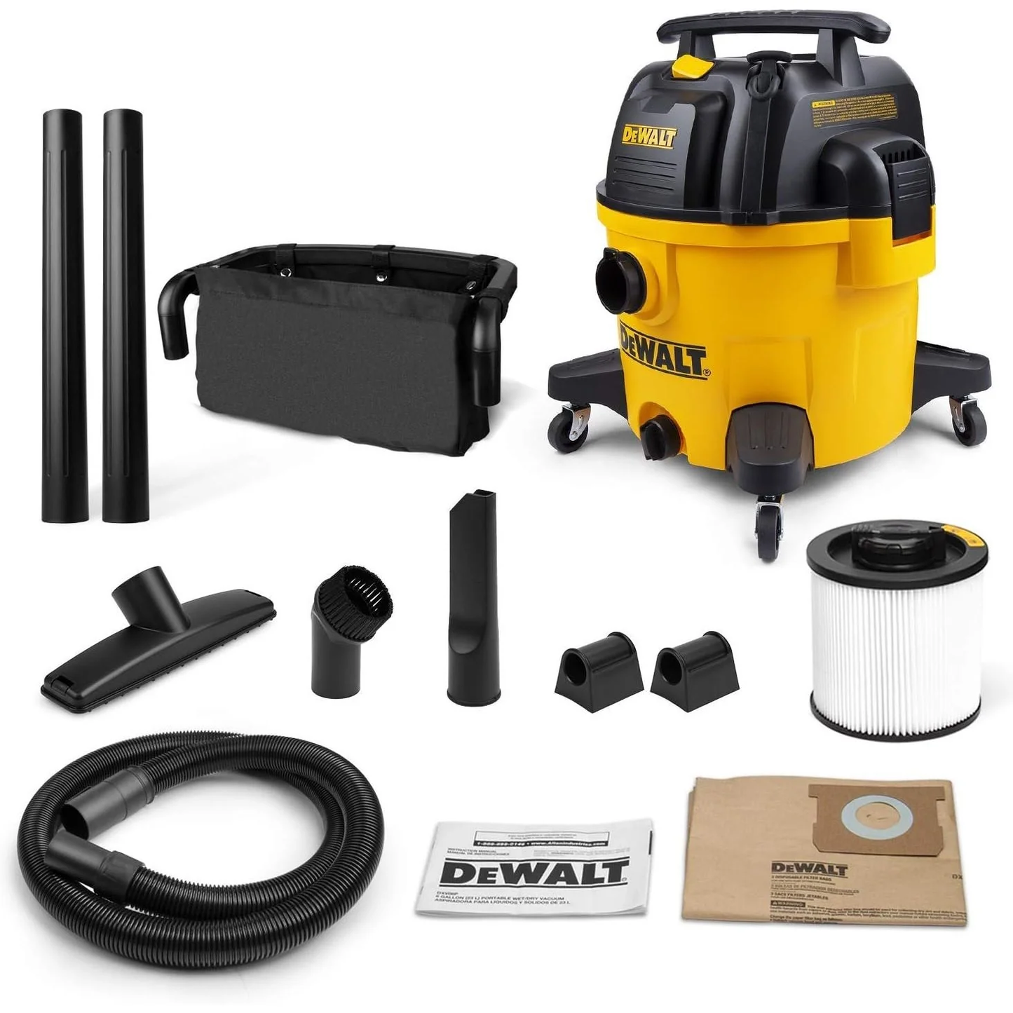 Dewalt dxv34p-qt - Aspiraliquidi silenzioso da 34 l | aspiraliquidi e aspiraliquidi - dxv34p-qt