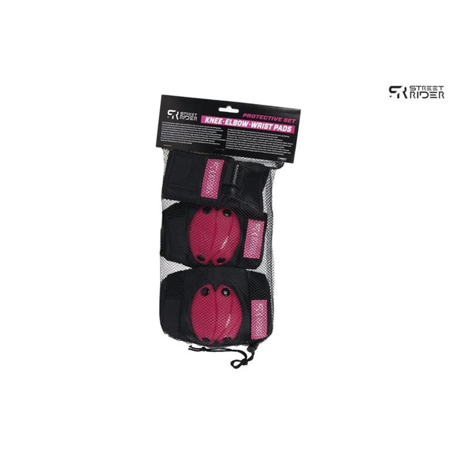 Street Rider Protective Set S Pink, 6dlg.