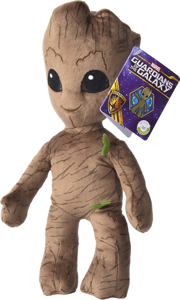Simba toys plush - disney disney - marvel groot poseable (25cm) - knuffel - pluche