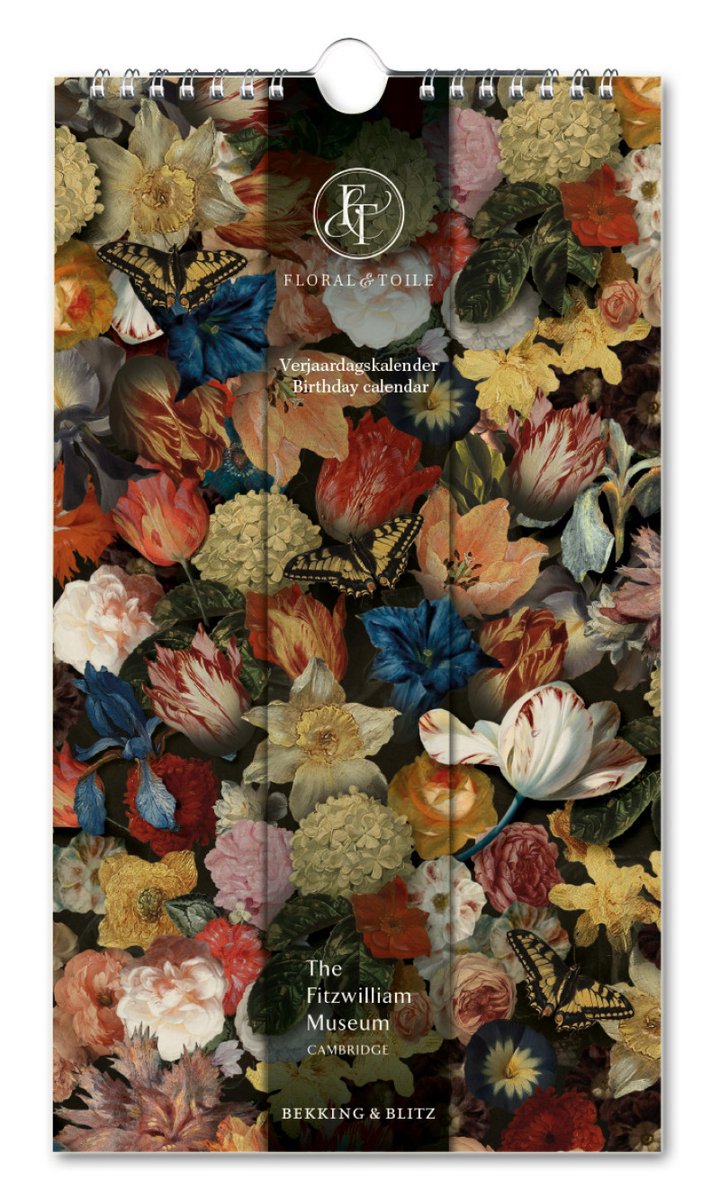 Calendario dei compleanni di Bekking Blitz, toile floreale, il museo Fitzwilliam
