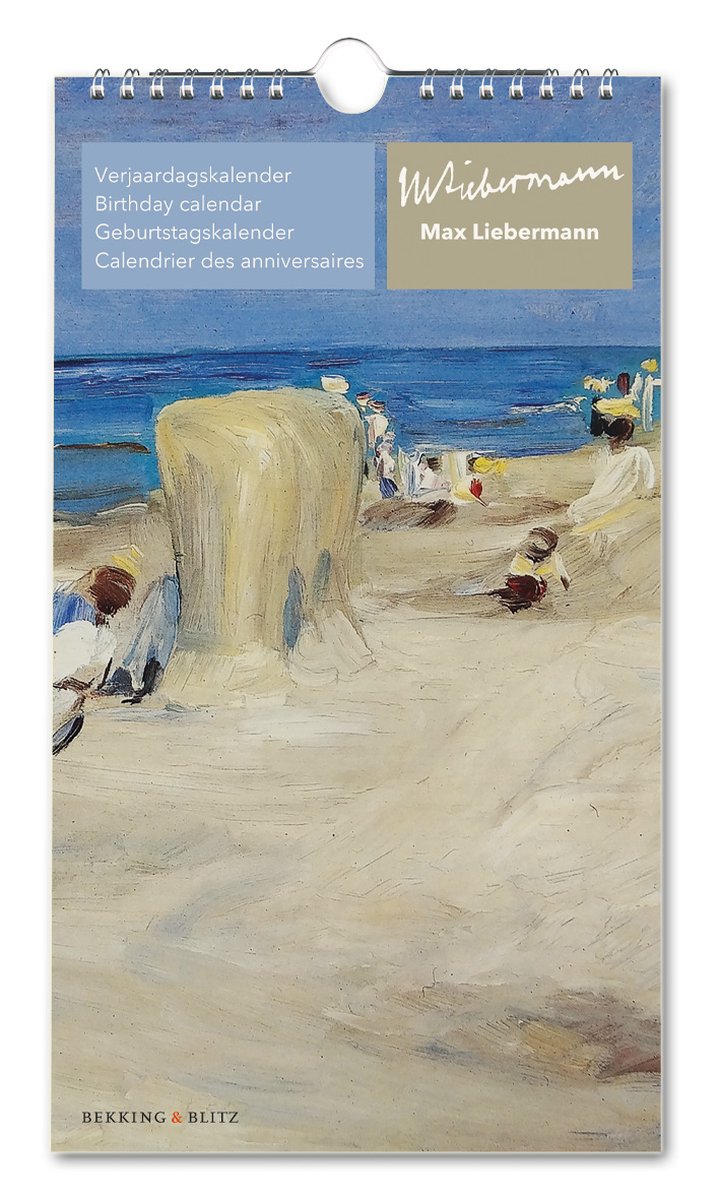 Bekking blitz – verjaardagskalender – kunstkalender – museumkalender – strandgezichten – strandtaferelen - max liebermann