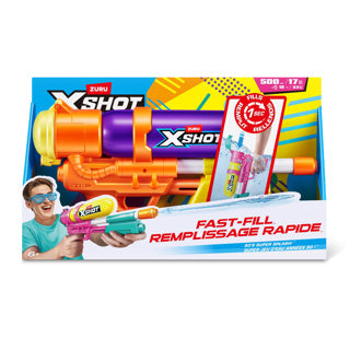 Pistola ad acqua x-shot fast fill retro blaster assortiti