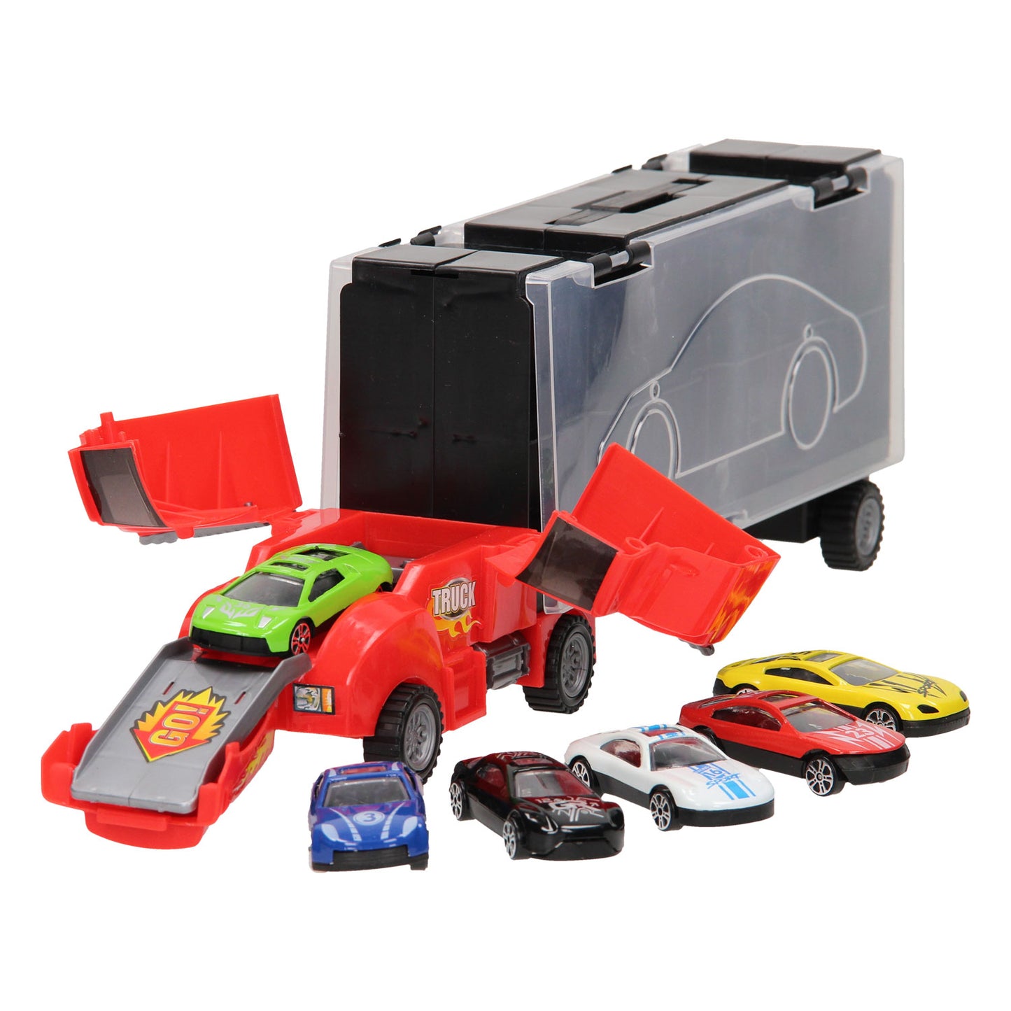 Almacenar autotransportador - rojo