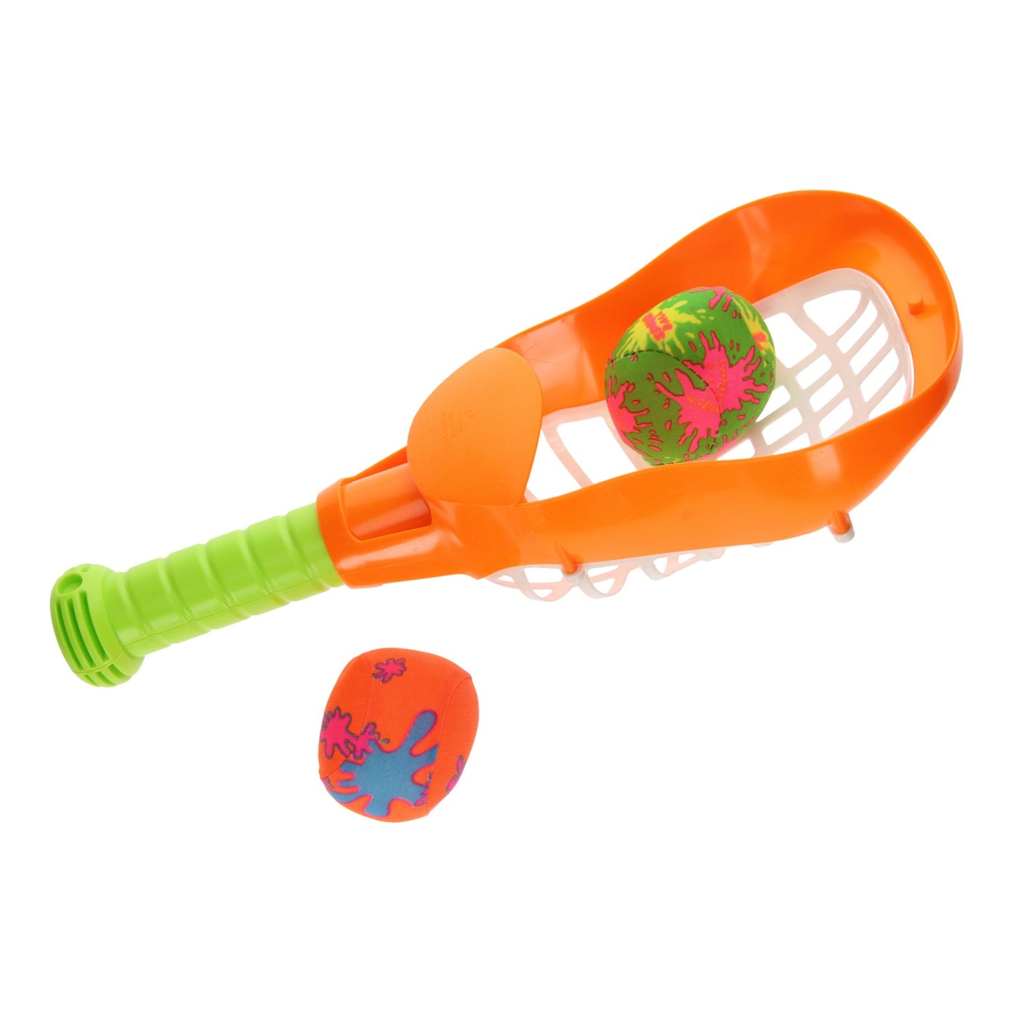 Atrapar raqueta con bolas de agua