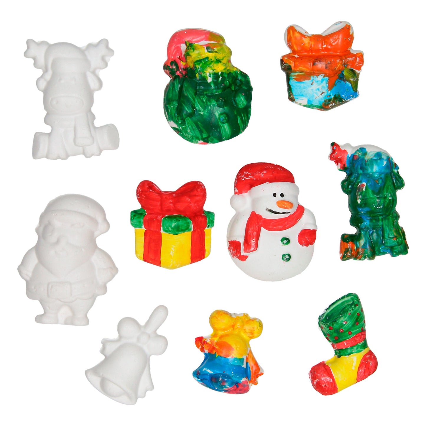 magneti calchi in gesso Natale