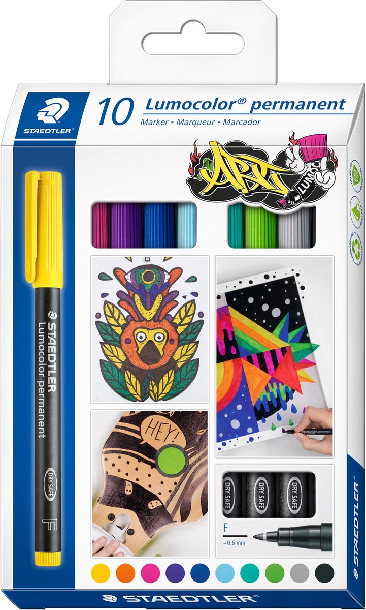 Pennarello Ohp Staedtler 318 C10 gamma colori fine