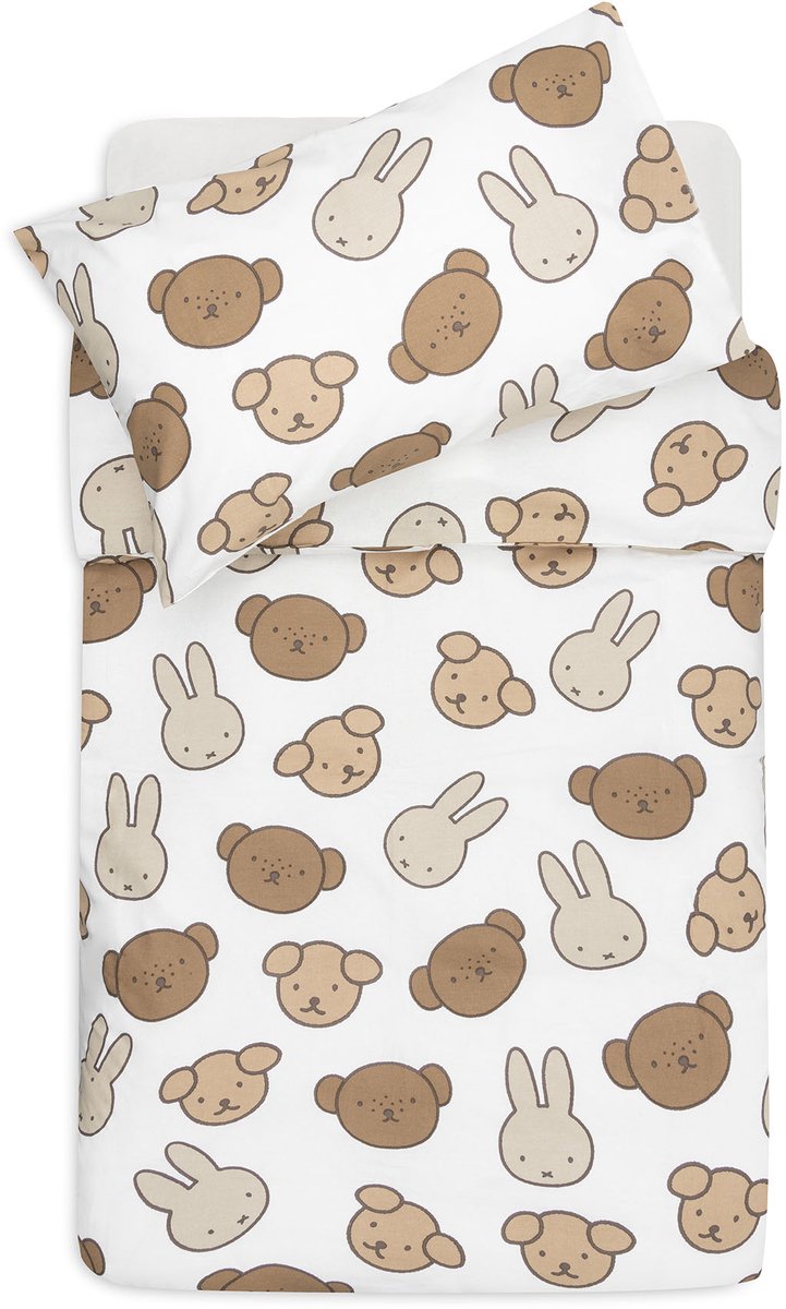 Copripiumino Jollein con federa - 100x140 cm - Miffy and Friends