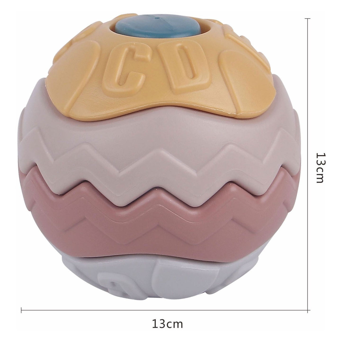 Bola de rompecabezas de bebé pastel