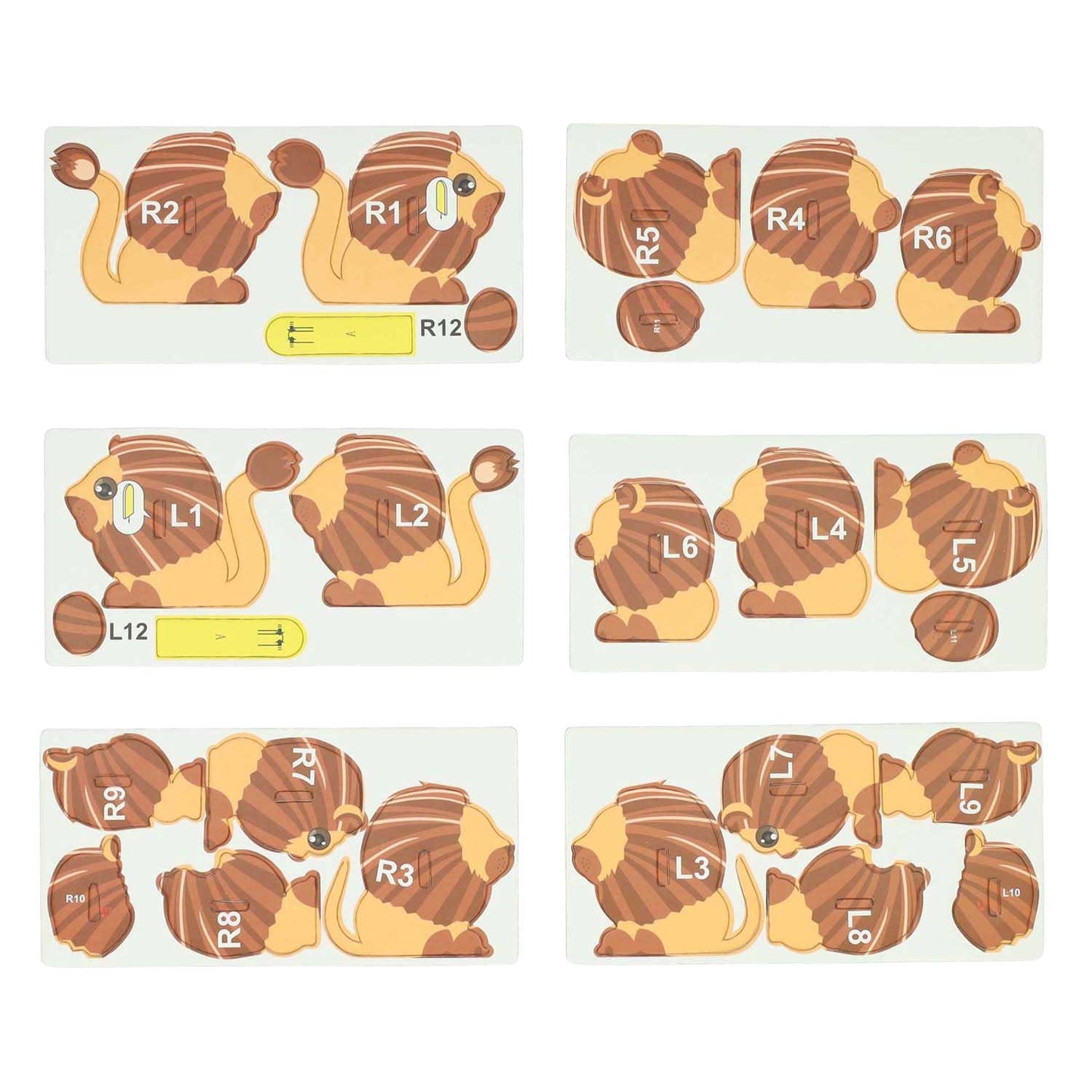 Puzzle 3D leone, 26 pz.