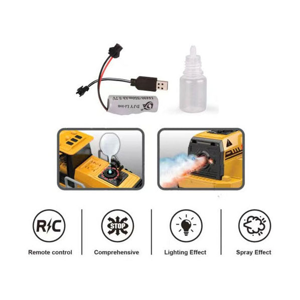 RC RC Construcción controlada cargador frontal