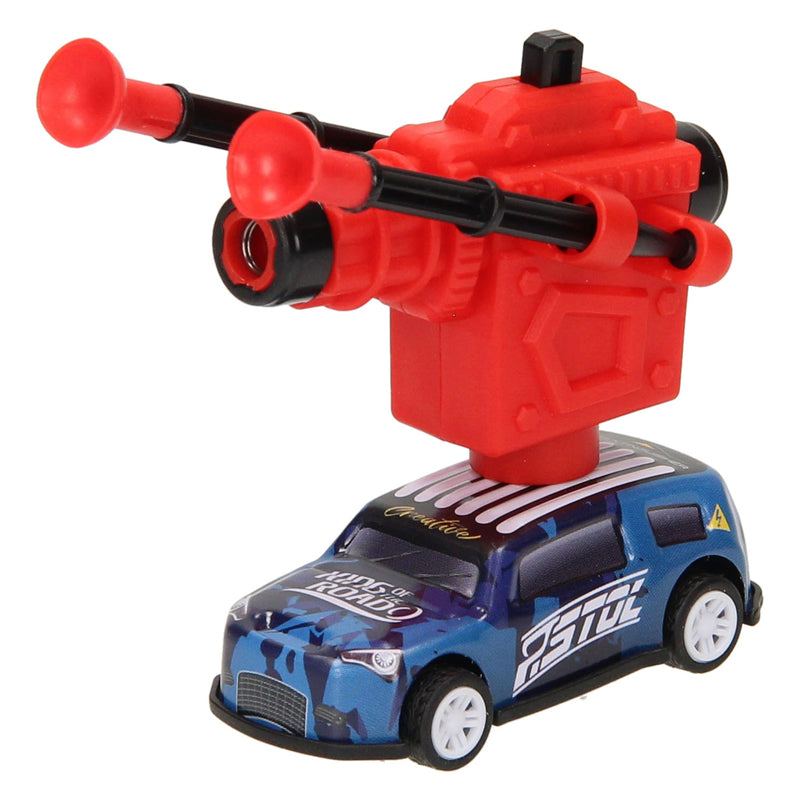 Coche de metal con función de mierda