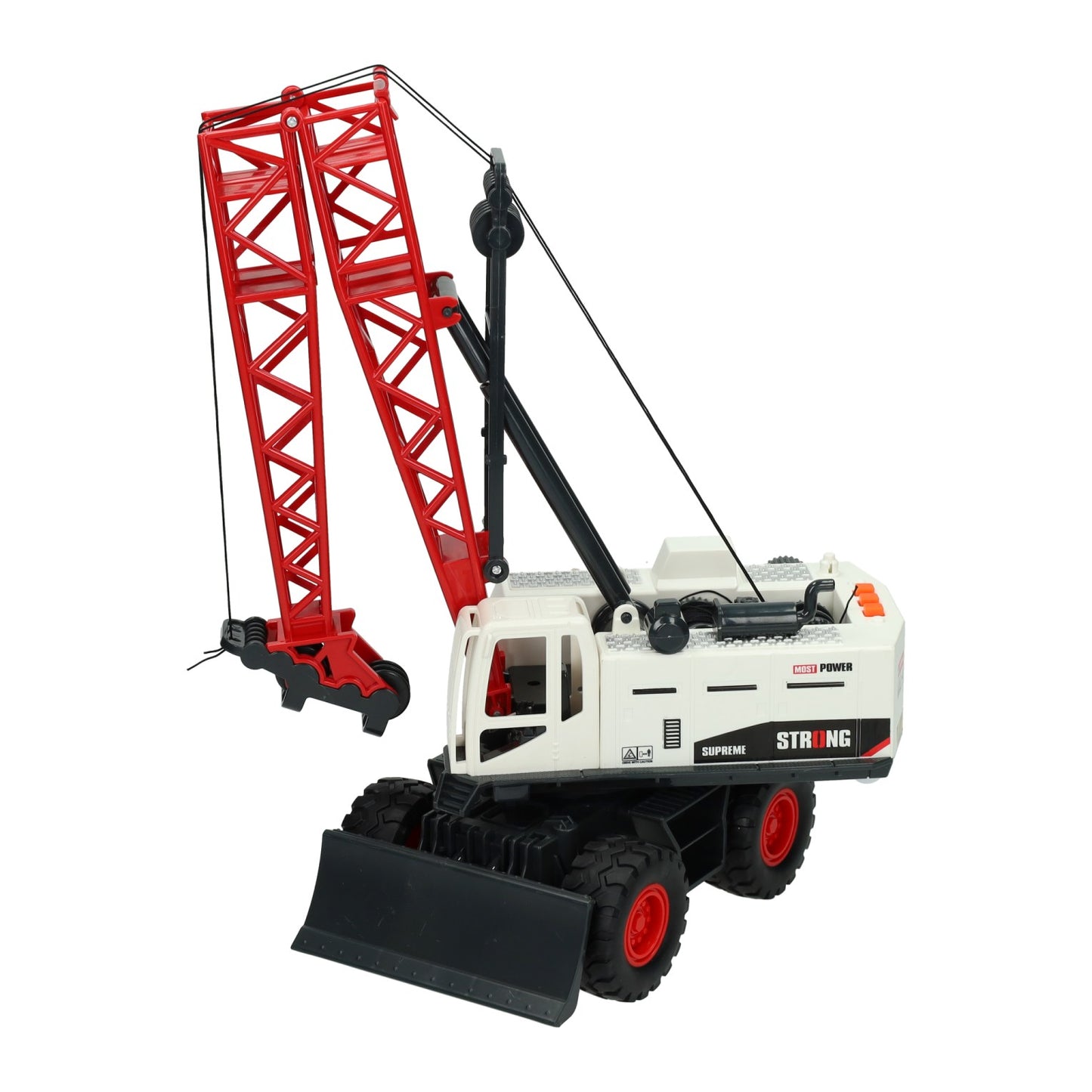 Autogru da cantiere con suono leggero