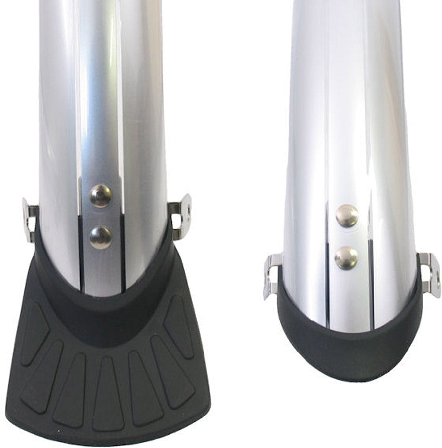 Sunnywheel plástico Set 28 pulgadas 45 mm de plata.