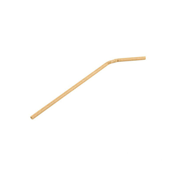 Cannucce piegacarta naturale 240x6mm (200 pezzi)