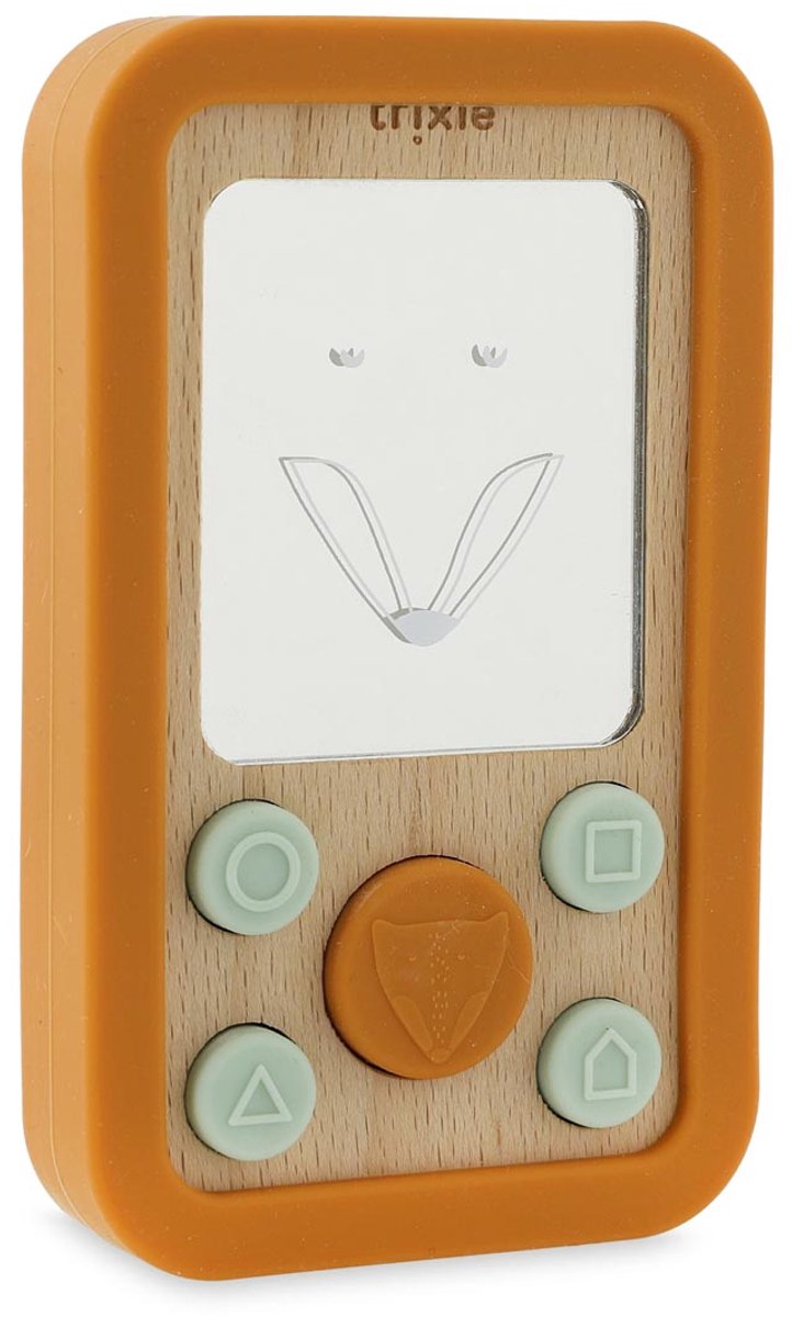 Trixie Wooden Silicone Baby Telefono Mr. Fox