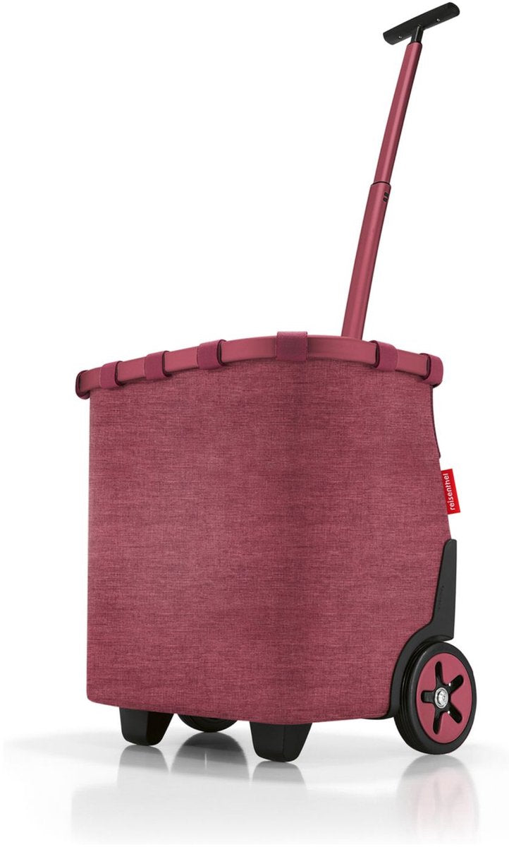 Carro de autoservicio Reisenthel carrycruiser - 40l - twist granate rojo oscuro