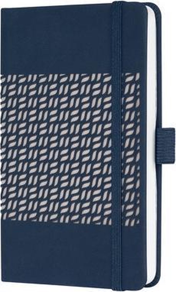 Sigel quaderno jolie - impress - a6 - copertina rigida - 174 pagine - a righe - carta 80 grammi - blu notte - si-jn204