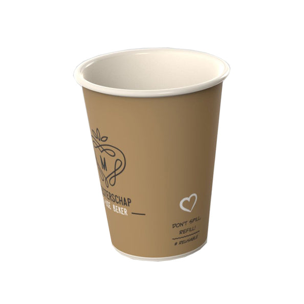 Tazza da caffè in plastica riutilizzabile Mastery 180cc (20 pezzi)