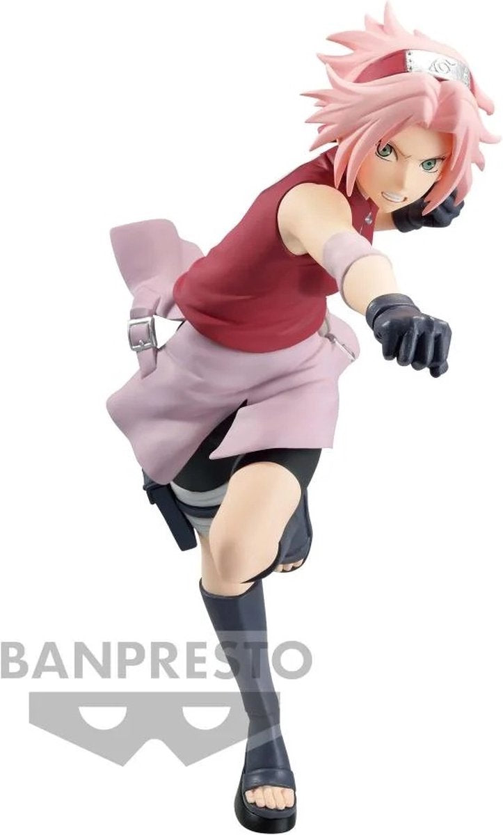 Banpresto co., ltd. naruto shippuden - vibration stars a: haruno sakura figuur 16cm