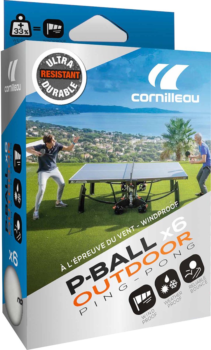 Cornilleau p-ball outdoor ultraresistente bianco
