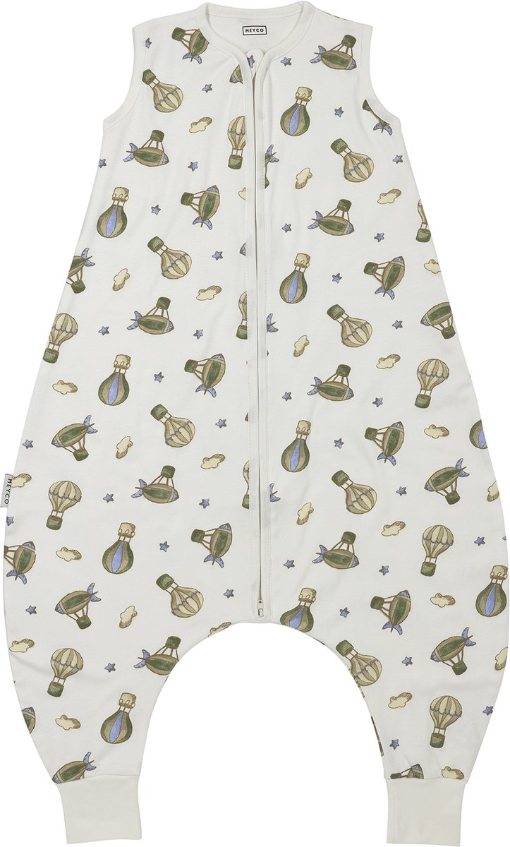 Maglione estivo per neonati Meyco con mongolfiere - multicolore - 80 cm - 0,5 tog