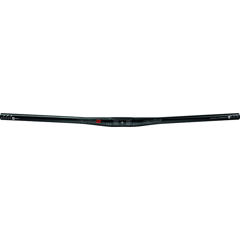 Barra piatta dello sterzo ergotec 31.8x780 mm nero