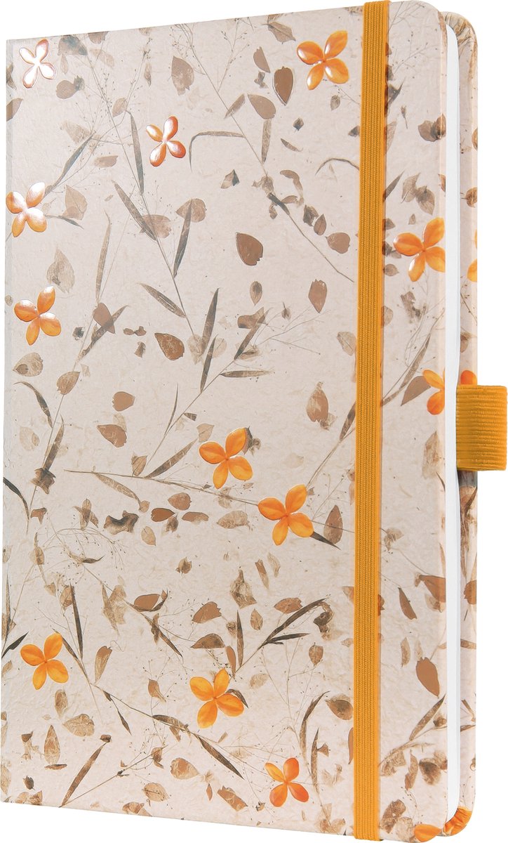 Quaderno Sigel - jolie - a5 - copertina rigida - 174 pagine - 80 grammi - linea - giallo fiore - si-jn341