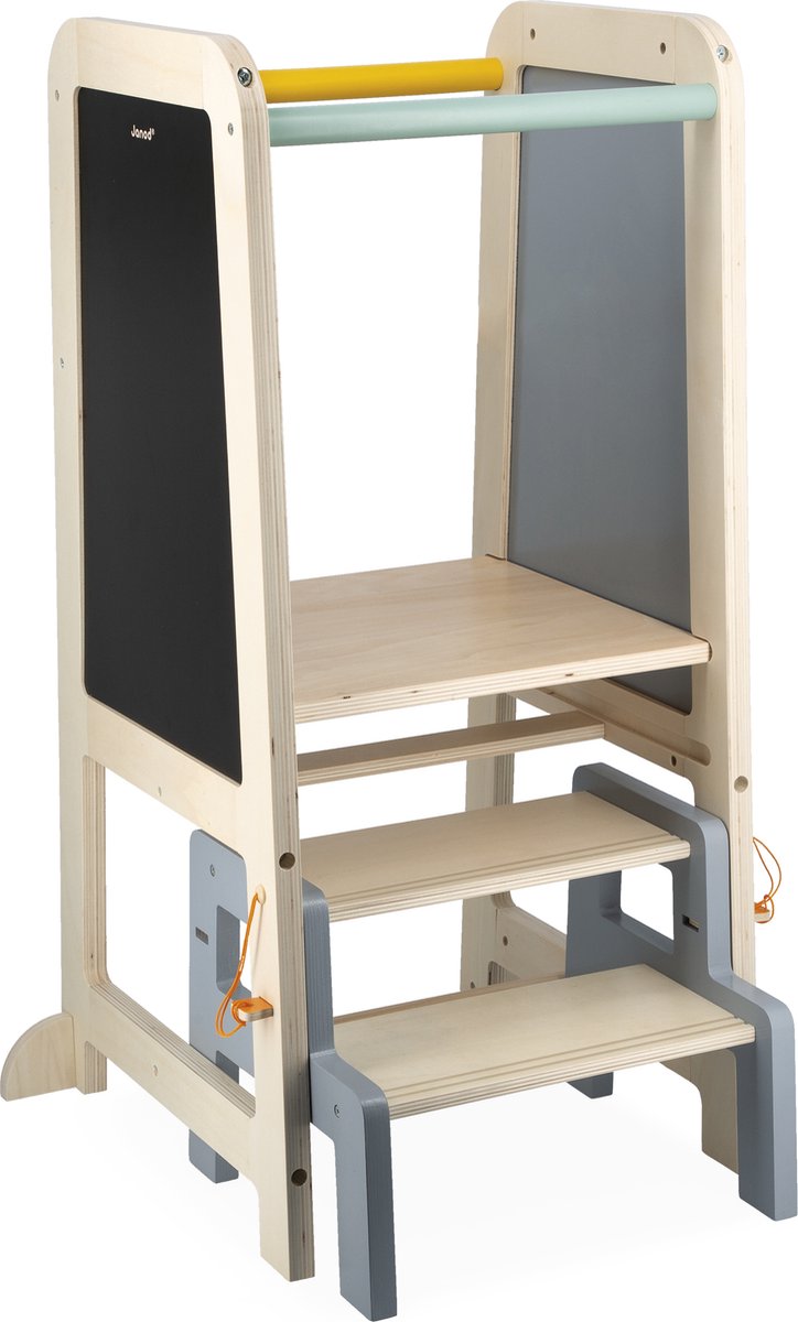Janod - pizarra - torre de aprendizaje ajustable