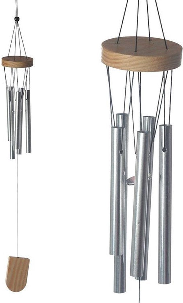 Gong di legno con tubi di metallo 37 cm