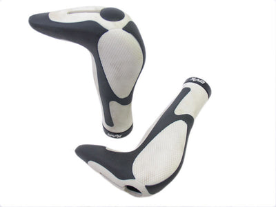Impugnatura a maniglia Ergotec set X-act Grip Black White 147mm