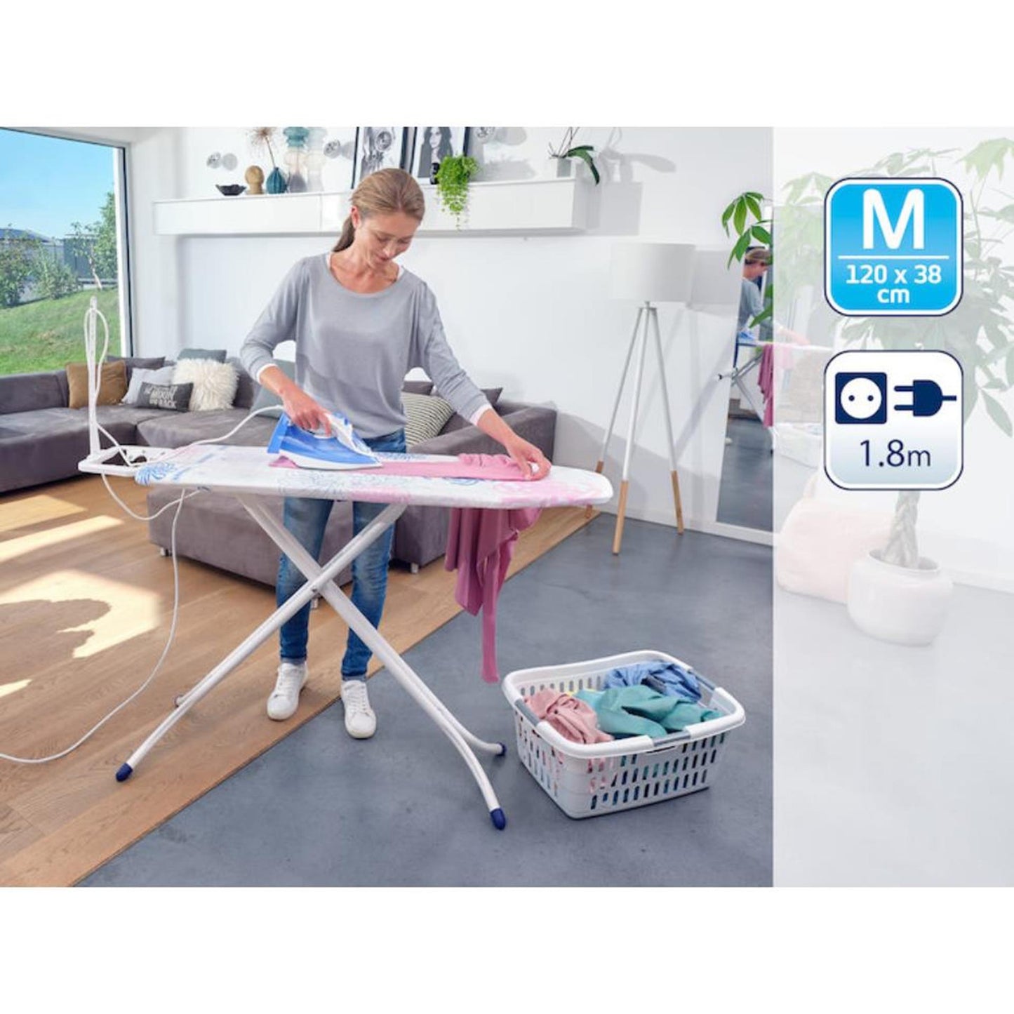 Leifheit Leifheit 72578 Table de planchar moda M más 120 x 38 cm