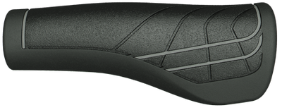 Línea Herrmans DD36 - Mango de bicicleta ergonómicamente ajustable (125 mm) - Gris negro