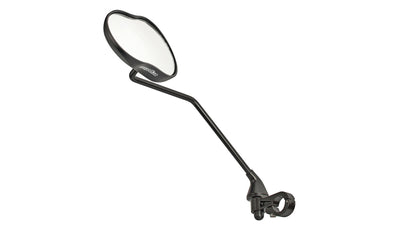 Ergotec Spiegel M-99LV con braccio lungo 121 x 78-66 mm in alluminio sabbia nera