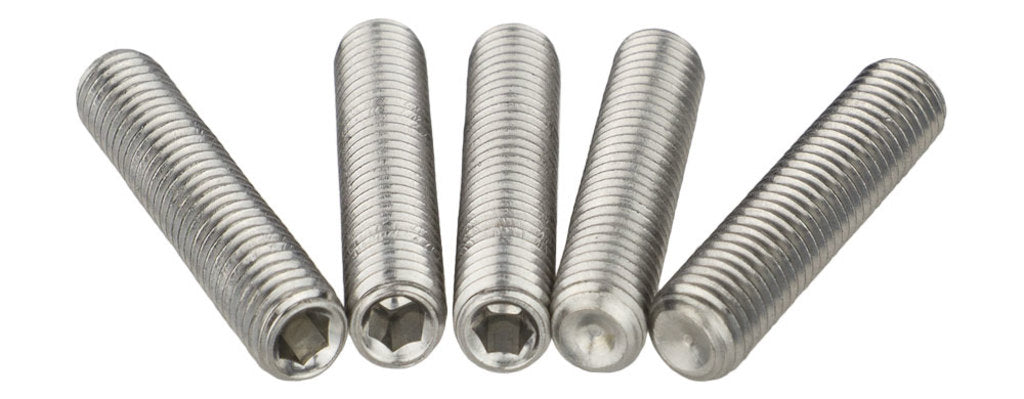 Perno anp sin marca m5x25 hexágono din 916 acero inoxidable ds a 5