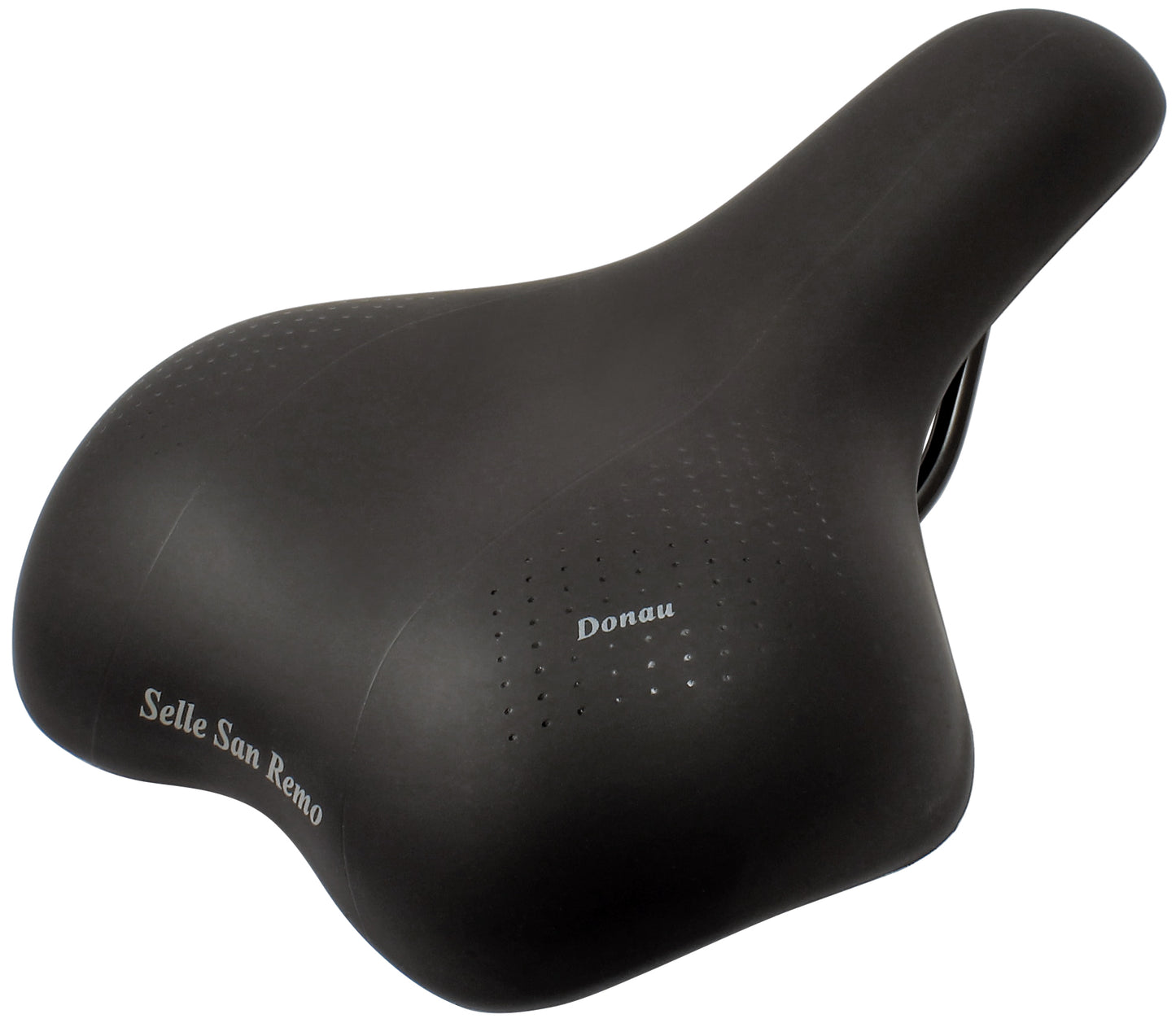 Selle San Remo Bicycle Saddle San Remo Donau para City Trekking Bikes Black (paquete de trabajo)