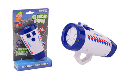 Bike fun led lamp politie met sirene