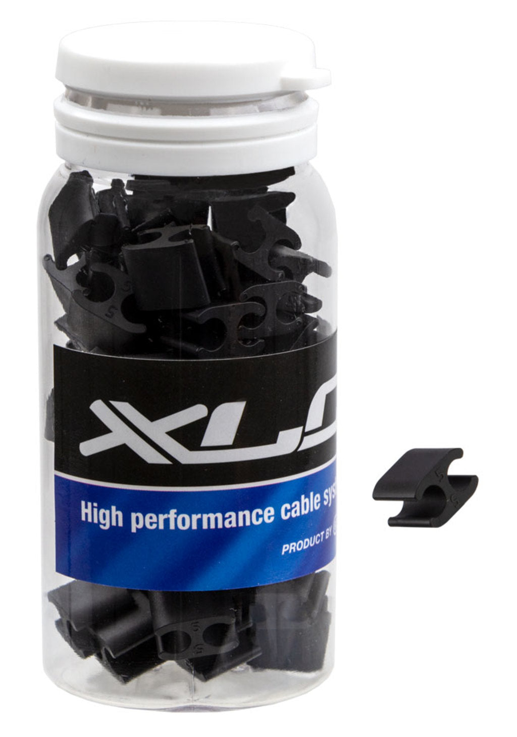 Xlc kabed duo fermacavo pvc 5.0 5.0mm nero pot a 50