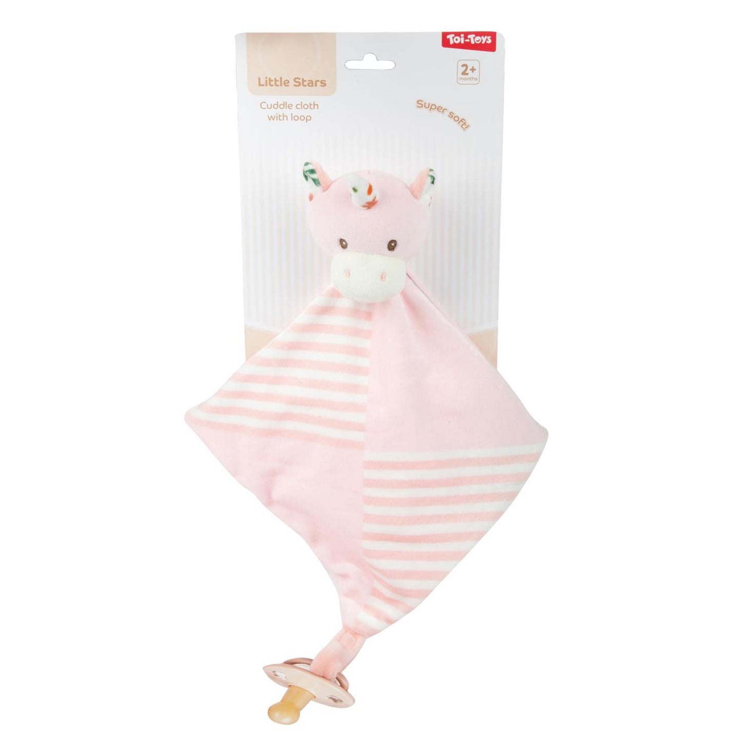 Panno coccole per bebè Toi-toys stelline con passante