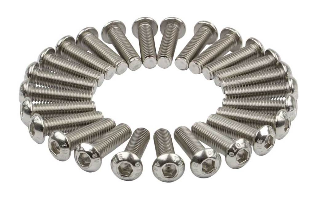 Perno anp m6x22 vaso hexagonal acero inoxidable iso7380-1 a2-070 ds a 25