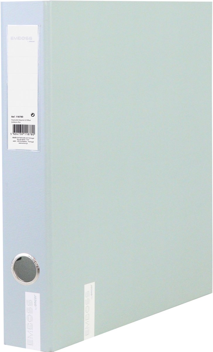 Carpeta de anillas ancor relieve seco a4 2r d-30mm gris