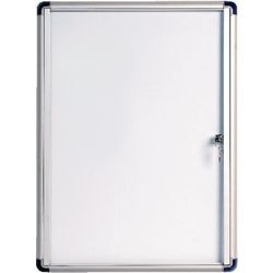 Vitrine bi-office magnetic vt620109660 aluminium afsluitbaar