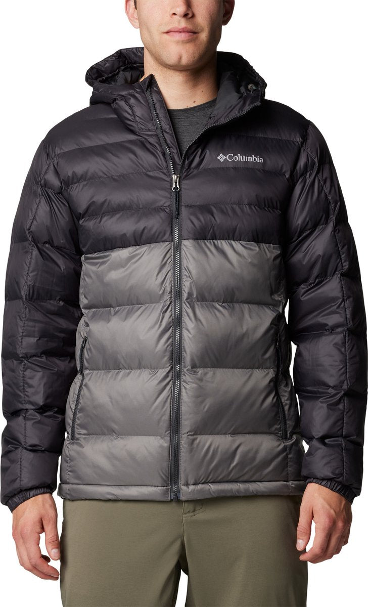 Giacca da esterno Columbia buck butte™ ii con cappuccio isolante da uomo - grigio città, squalo