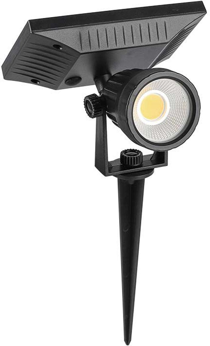 Picchetto solare V-tac vt-952 - ip65 - nero - 2w - 40 lumen - 6400k