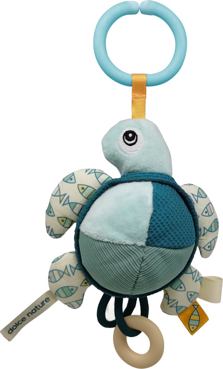 Dolce Toys colgante de actividad oceánica de juguete - tortuga flippy