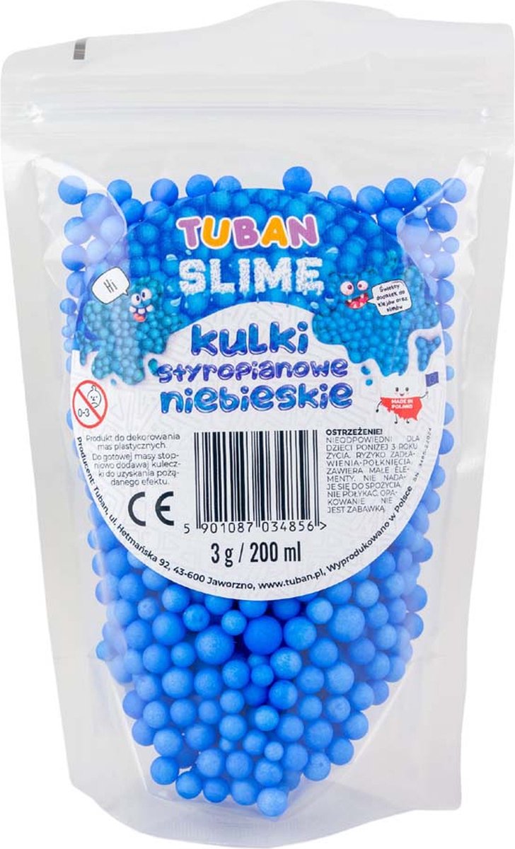 Tuban - styrofoam balls – blue 200 ml